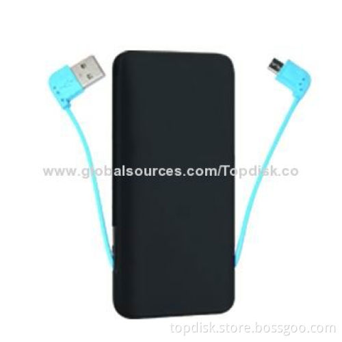 Power Bank Case for iPhone 5/ 5s and ipad, with an Integration of Battery and Cables